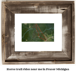 horse trail rides near me in Fraser, Michigan